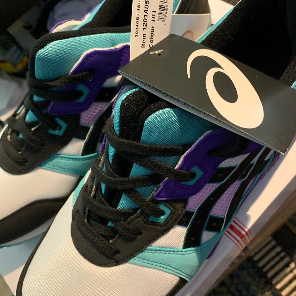 Asics Gel-Lyte III Sneakers - Teal, Purple, Black - Picture 5 of 5